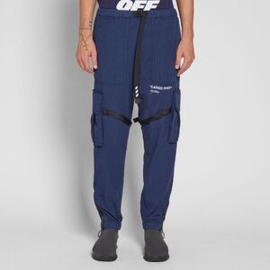 Off-white C/O Virgil Abloh Blue Cargo Pants